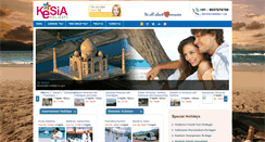 Desktop Screenshot of kesiaholidays.com